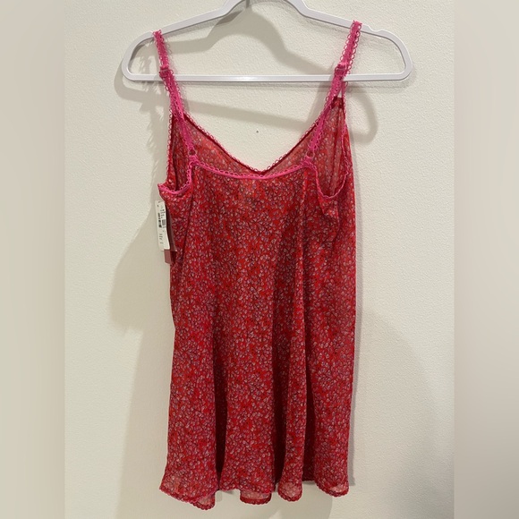 Vintage Natori - Floating Hearts - Sheer slip dress - Size Medium - Y2K - Picture 3 of 7